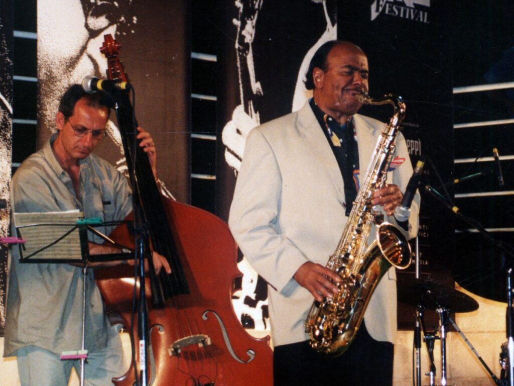 Maurizio Quintavalle e Benny Golson