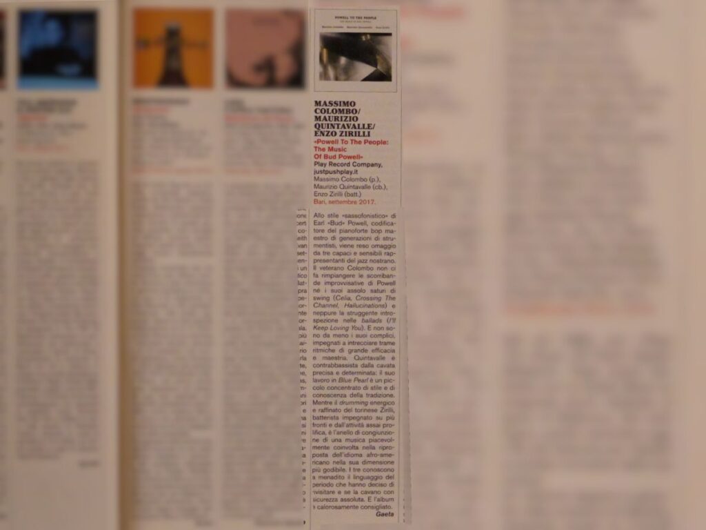 Musica Jazz Recensione Powell to the People 2018